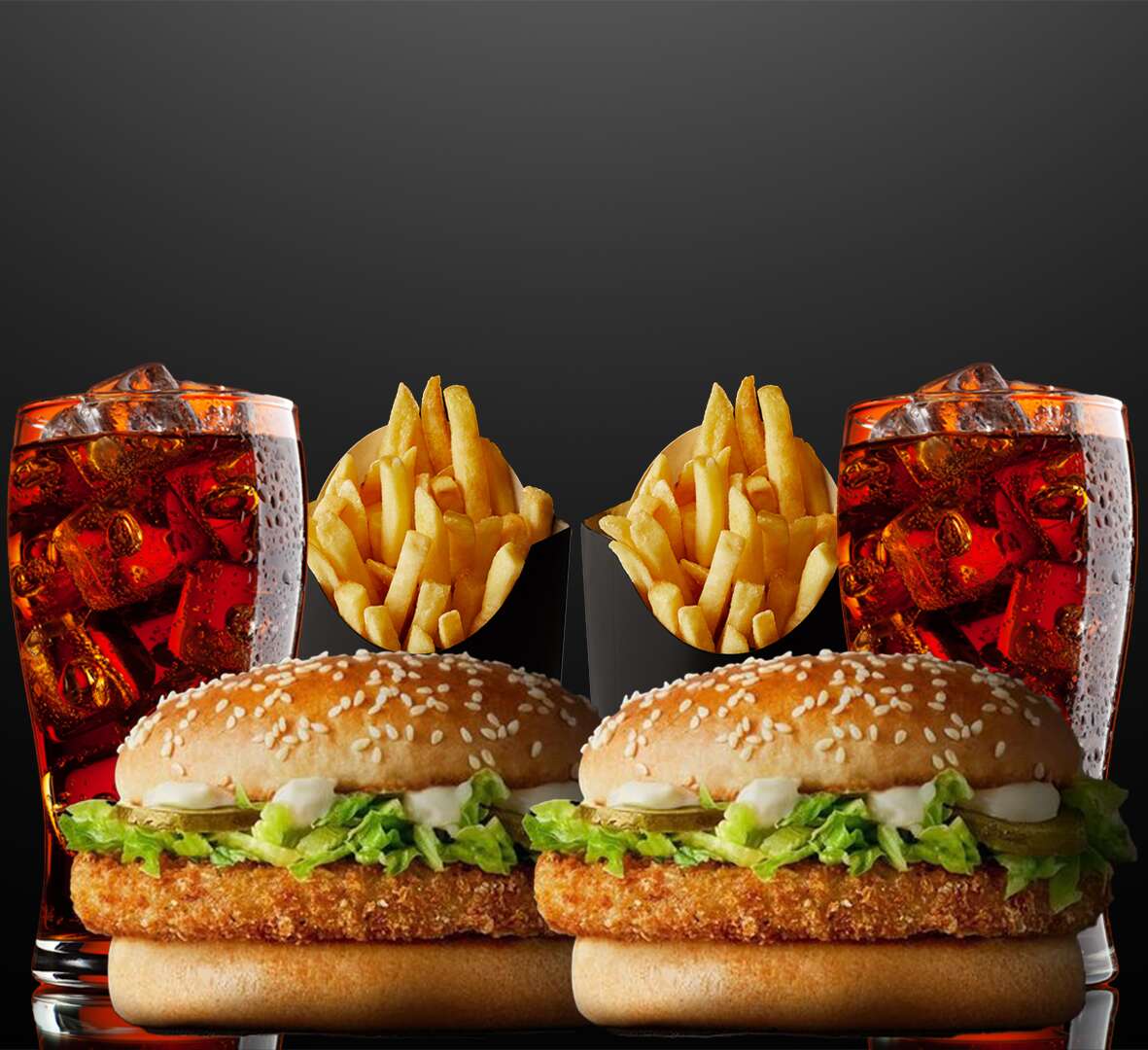 2'li Tavuk Burger Menü