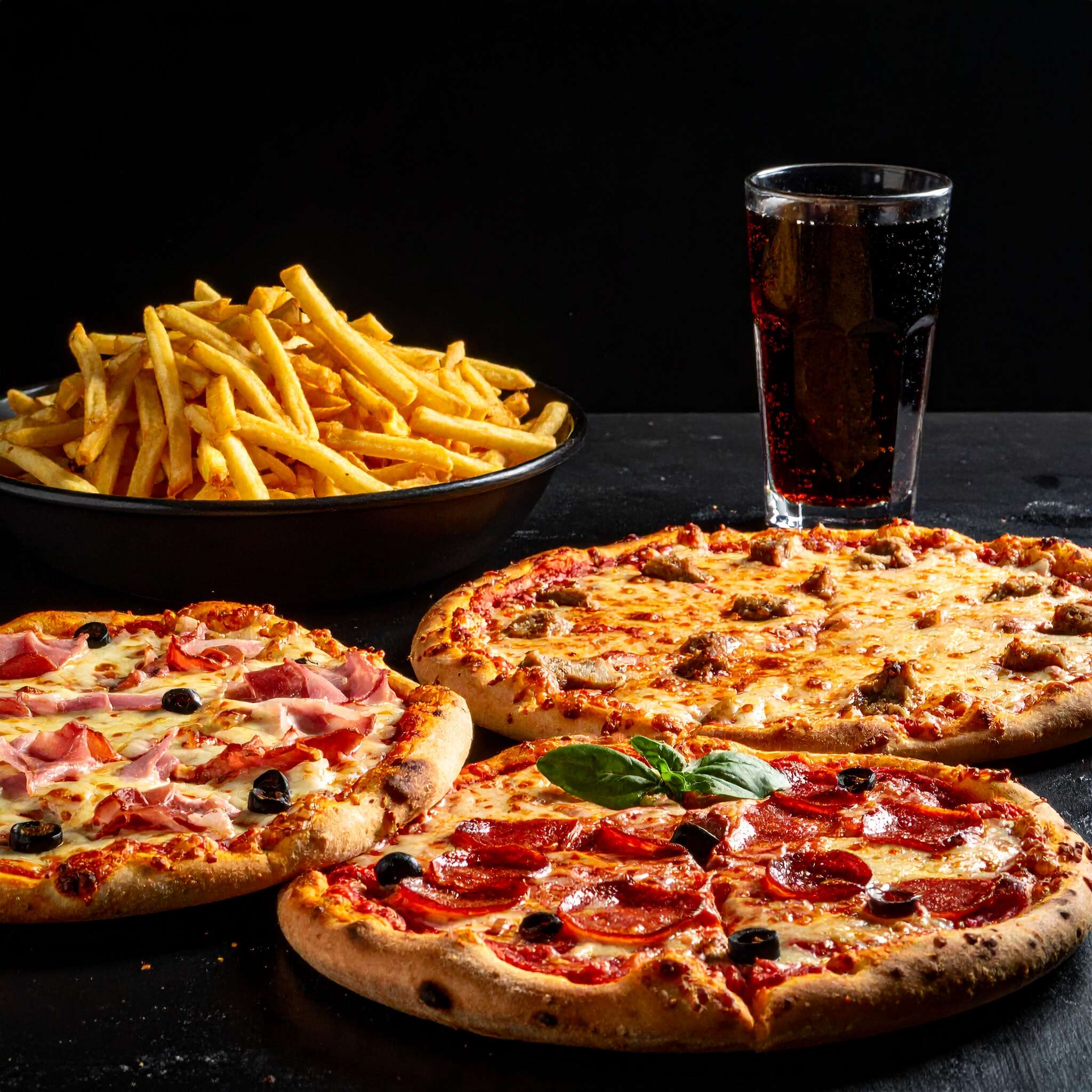3'lü Pizza Menü