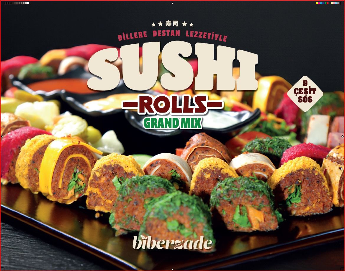 Sushi Rolls Çiğ Köfte