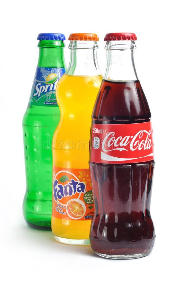 Cola , Fanta , Sprite