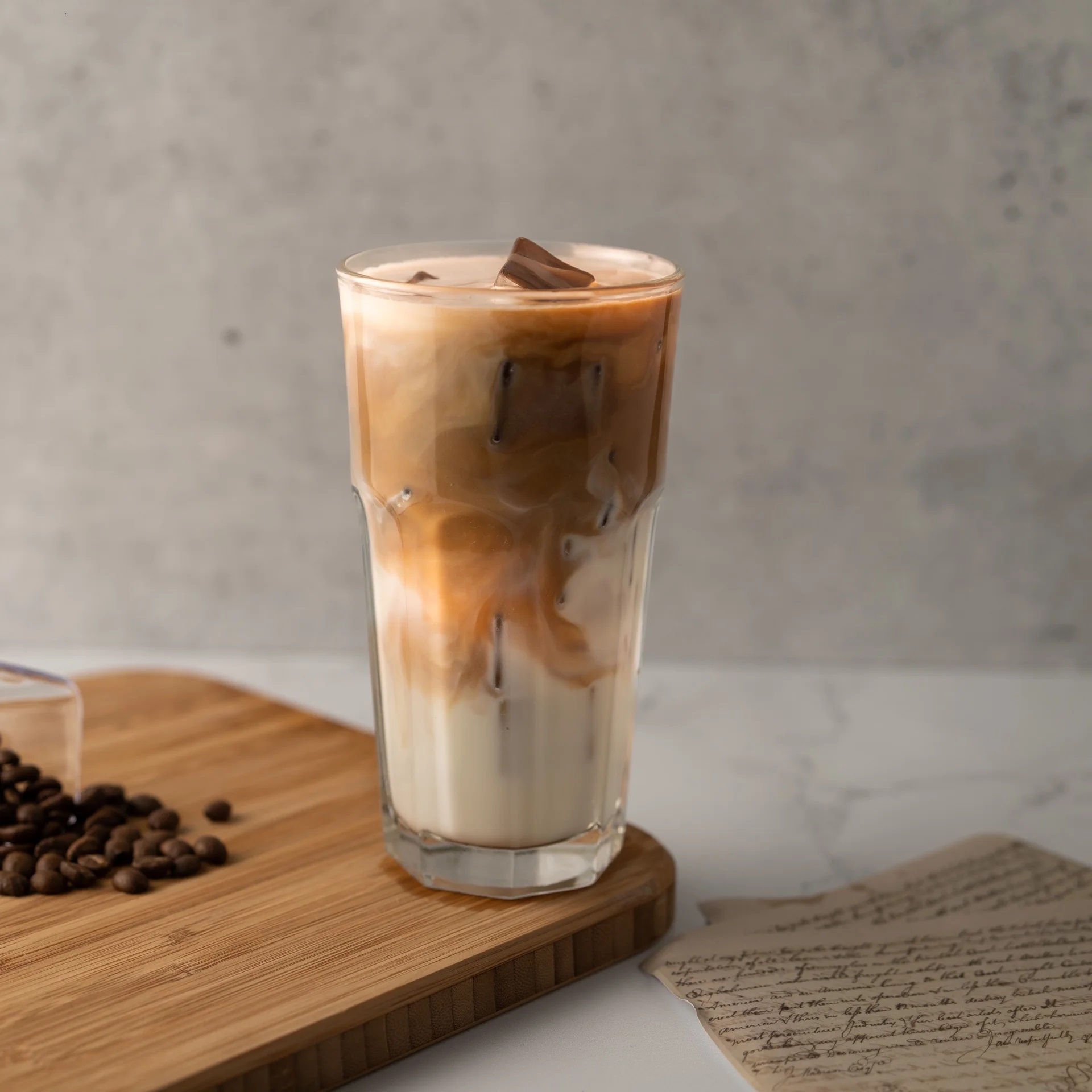 İced coffee latte