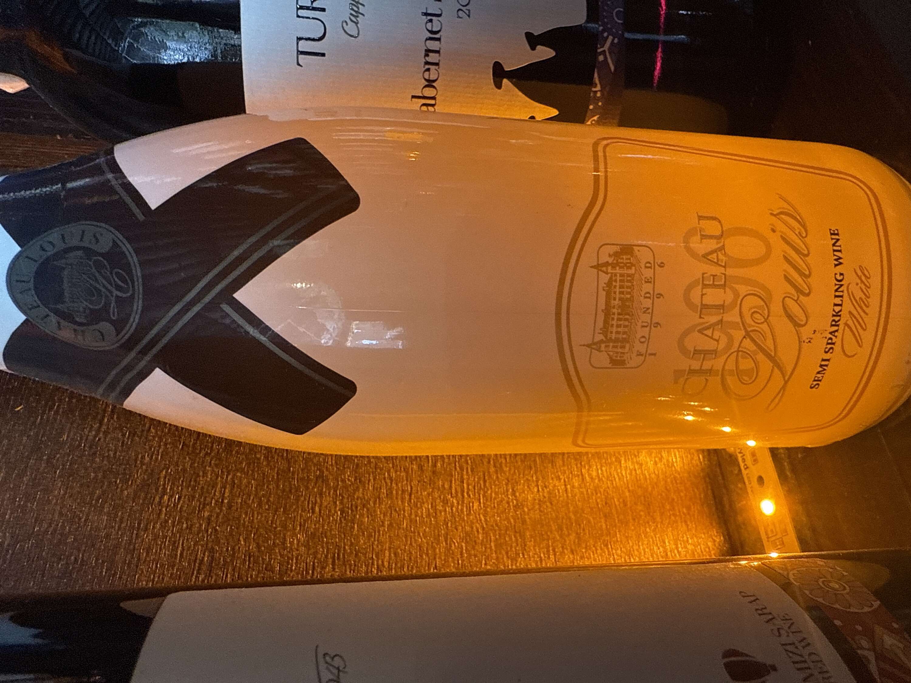 Chateau louis sparking white wine