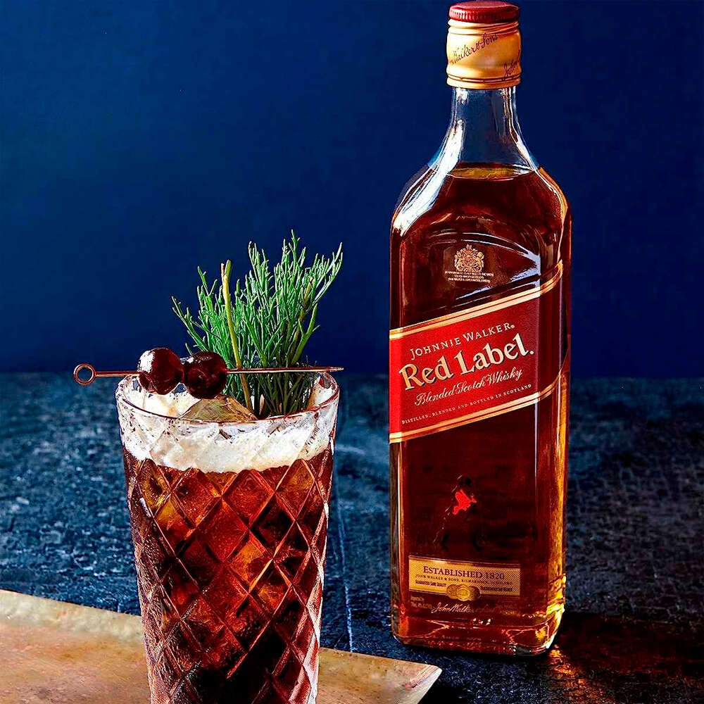 J.W. RED LABEL 35 CL