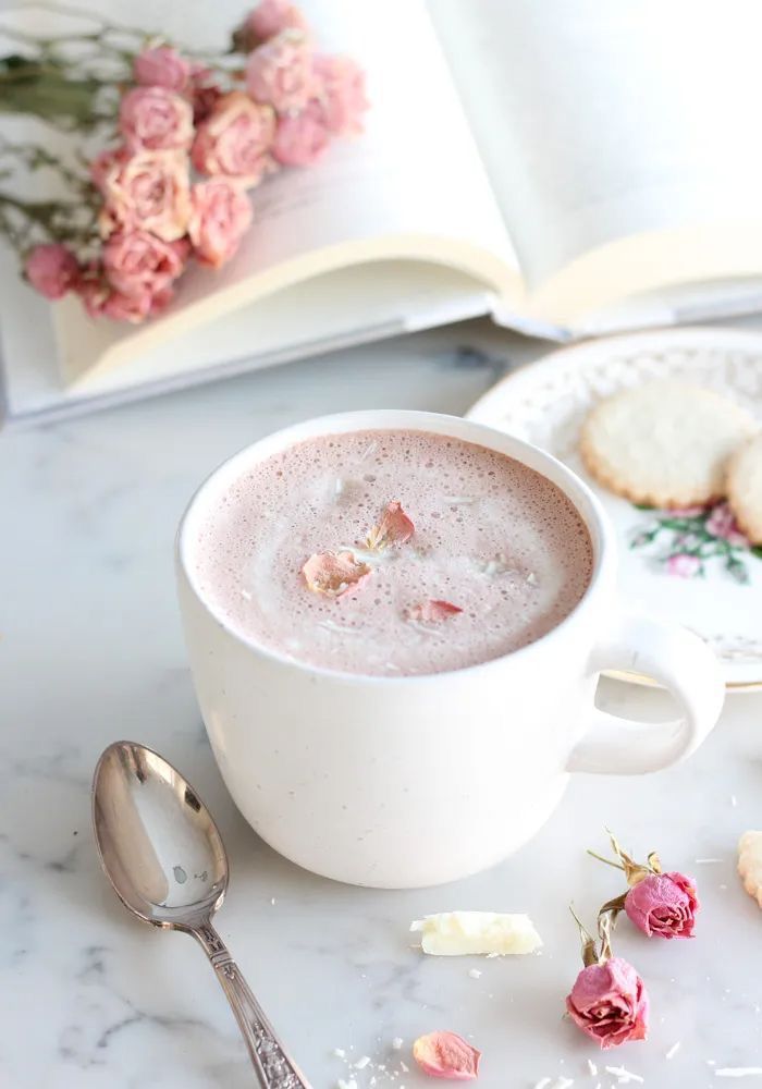 Raspberry hot chocolate
