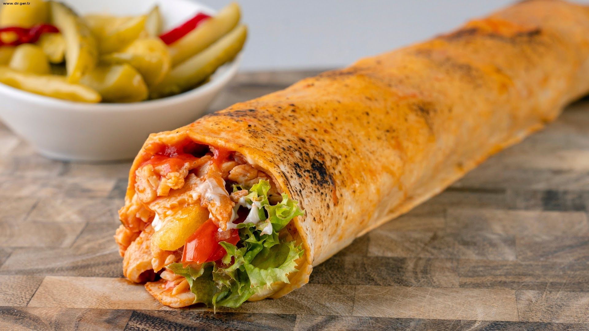 Tavuk döner dürüm
