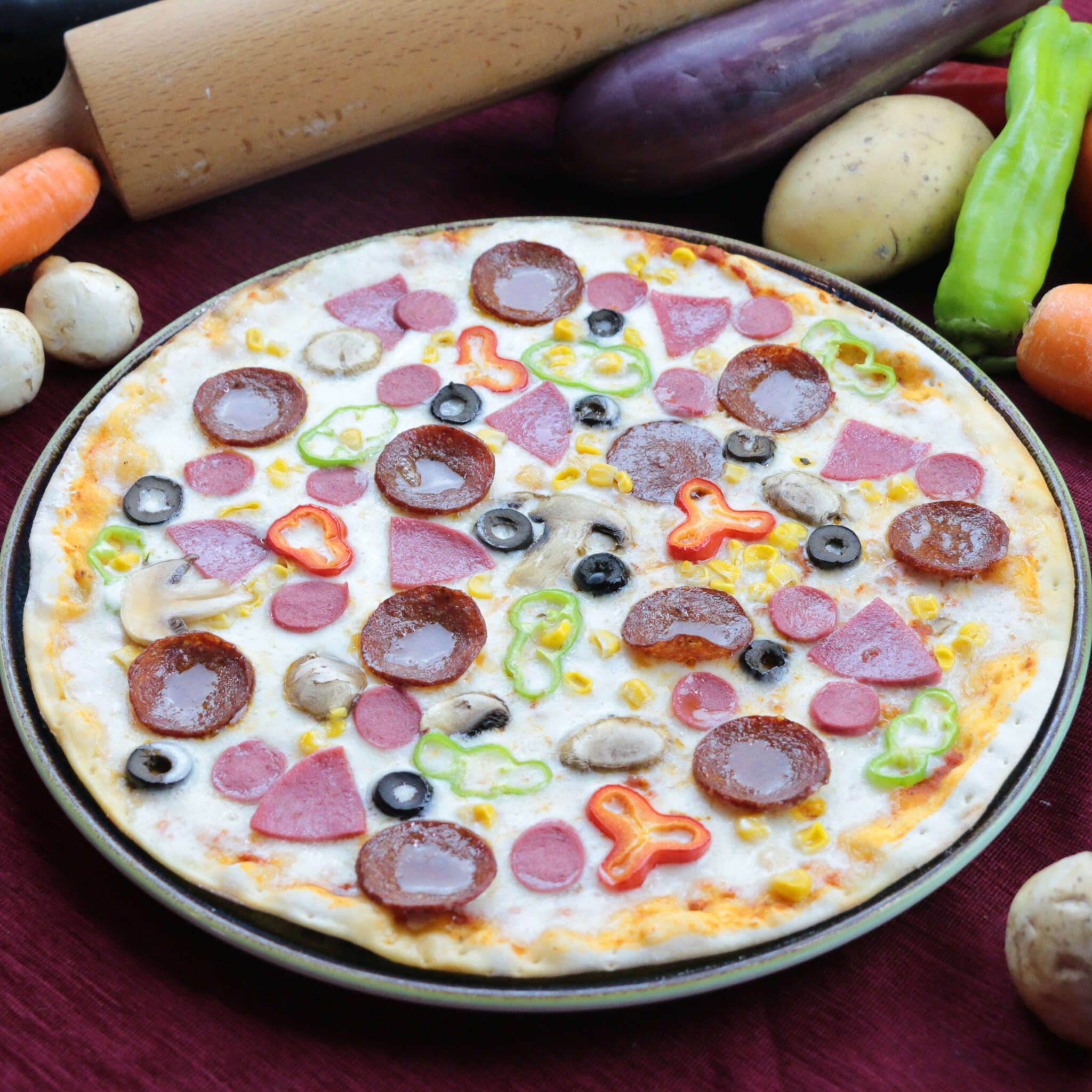 Mix pizza büyük boy