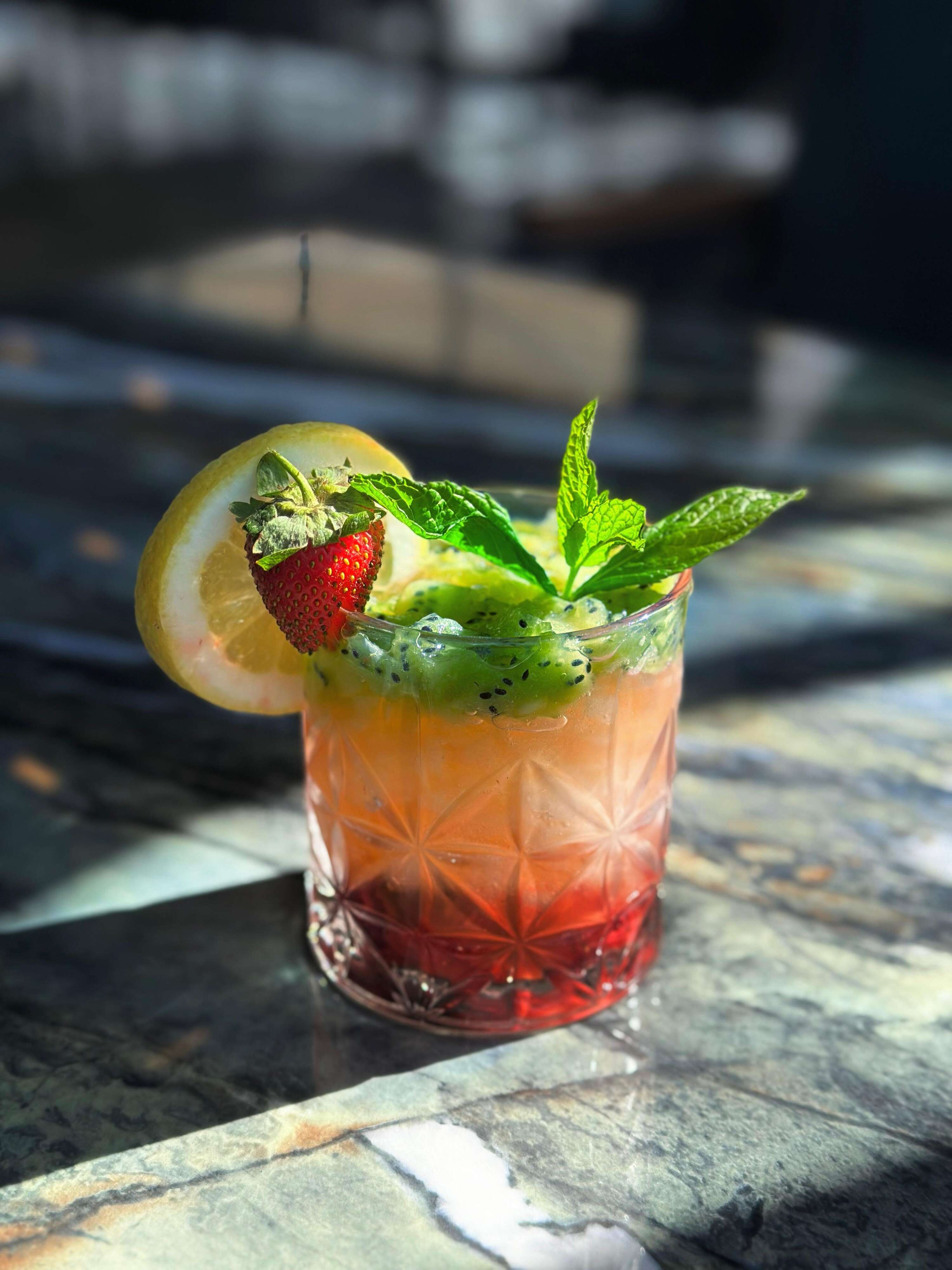 Natural Fruity Cocktail