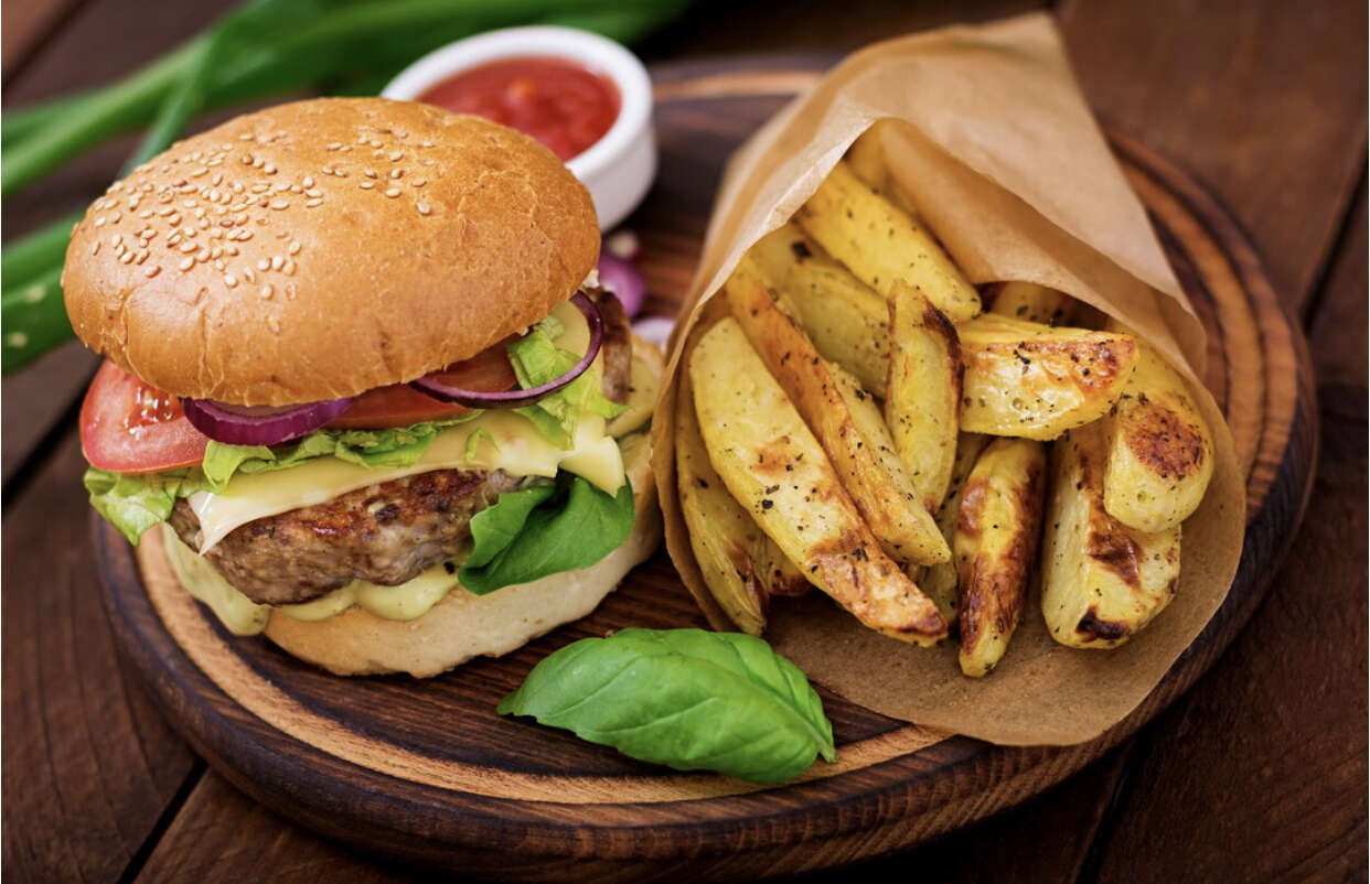 Hamburger menü 