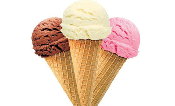 Scoop of ice cream