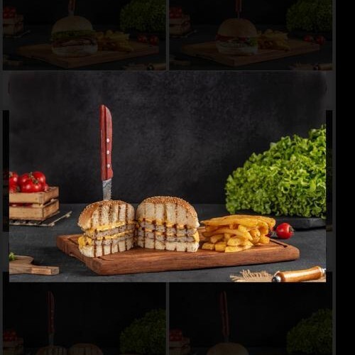 Double Steak Burger