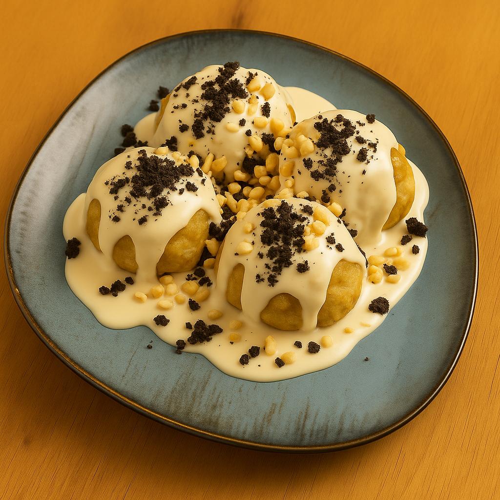 Oreo profiteroles