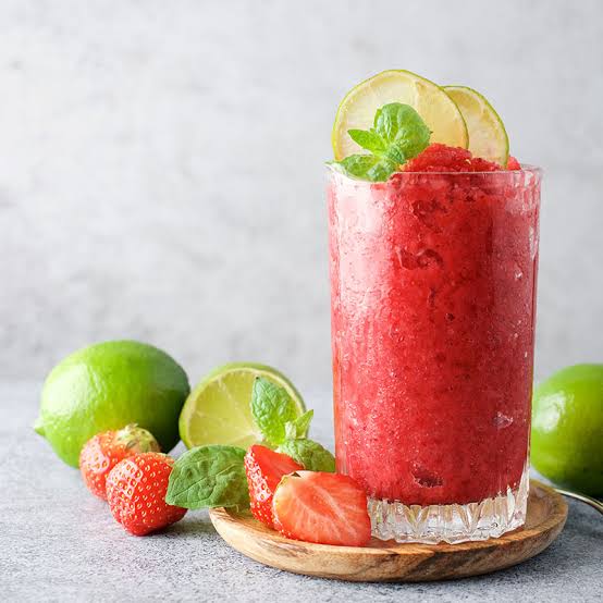 çilekli frozen limonata