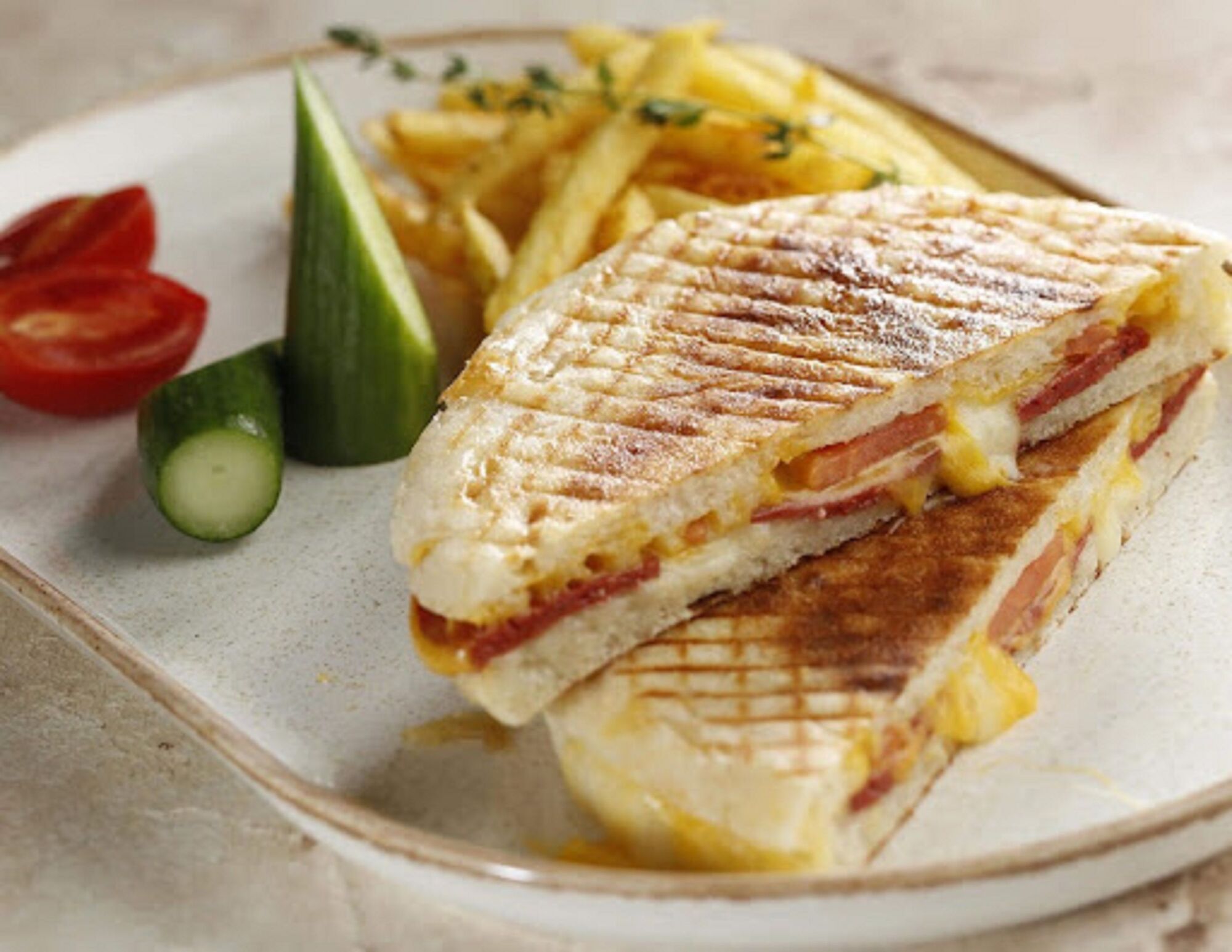 Patatesli Bazlama Tost
