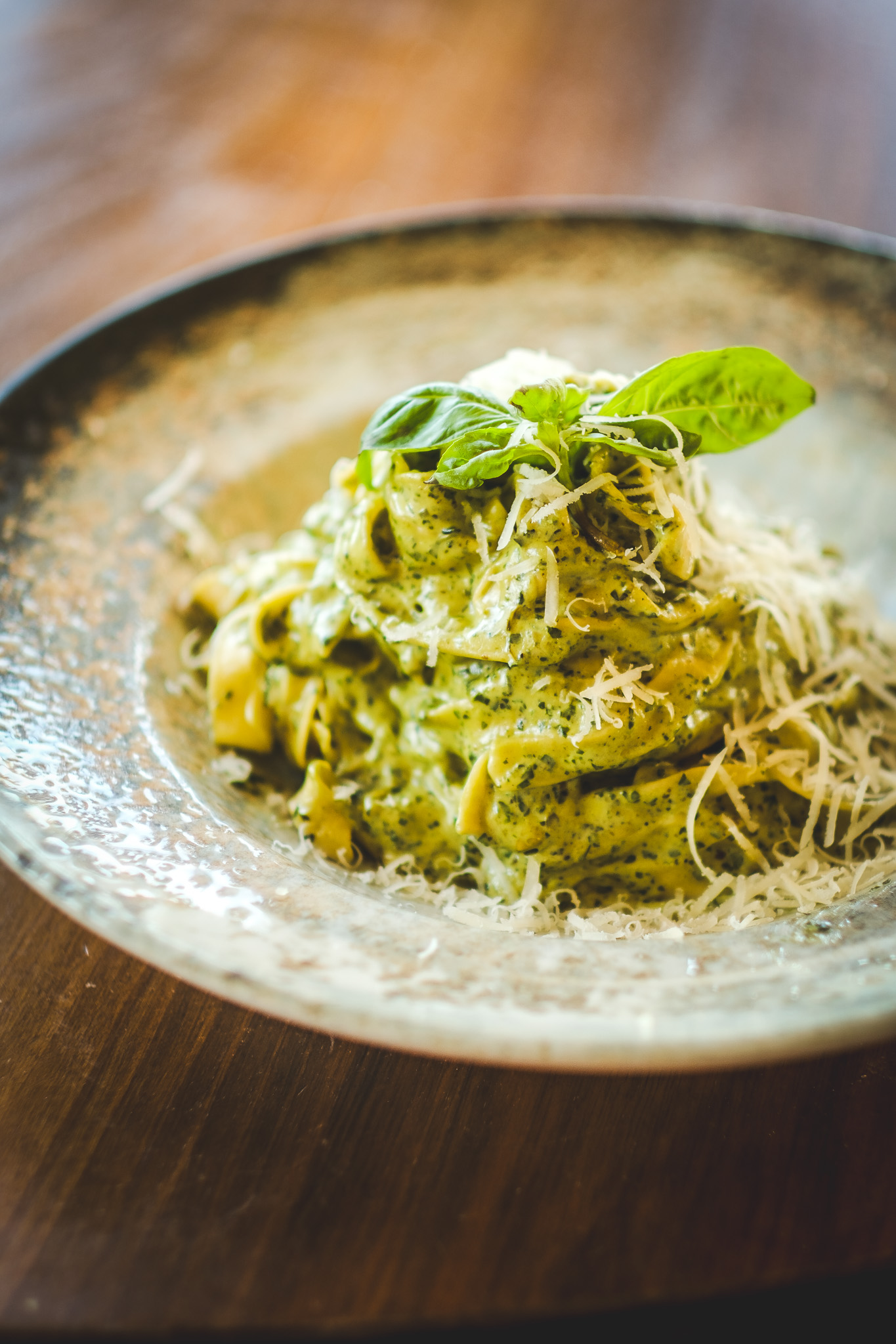 Tagliatelle pesto