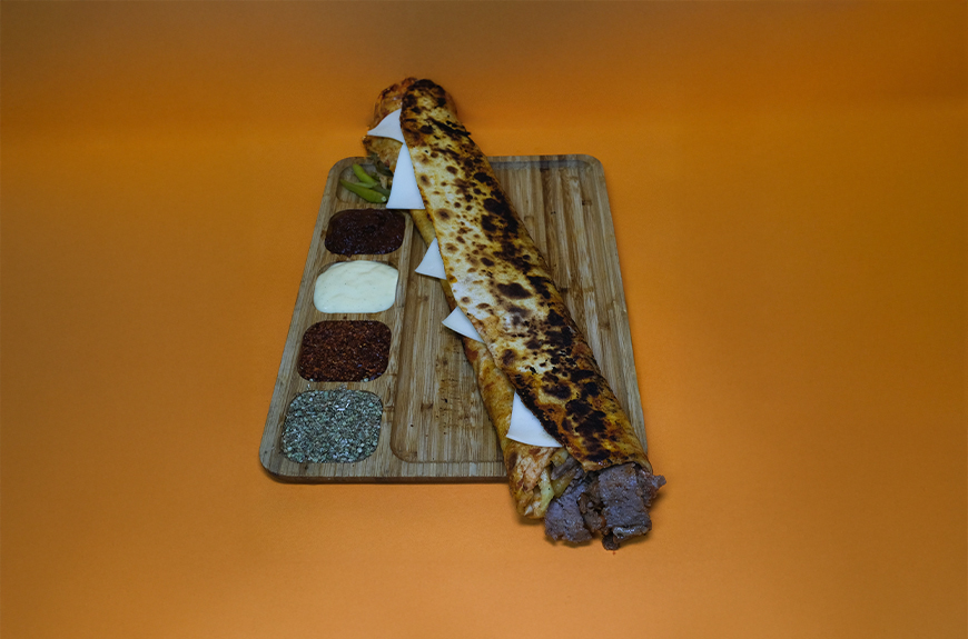 Kaşarlı Mega Et Dürüm (125GR)