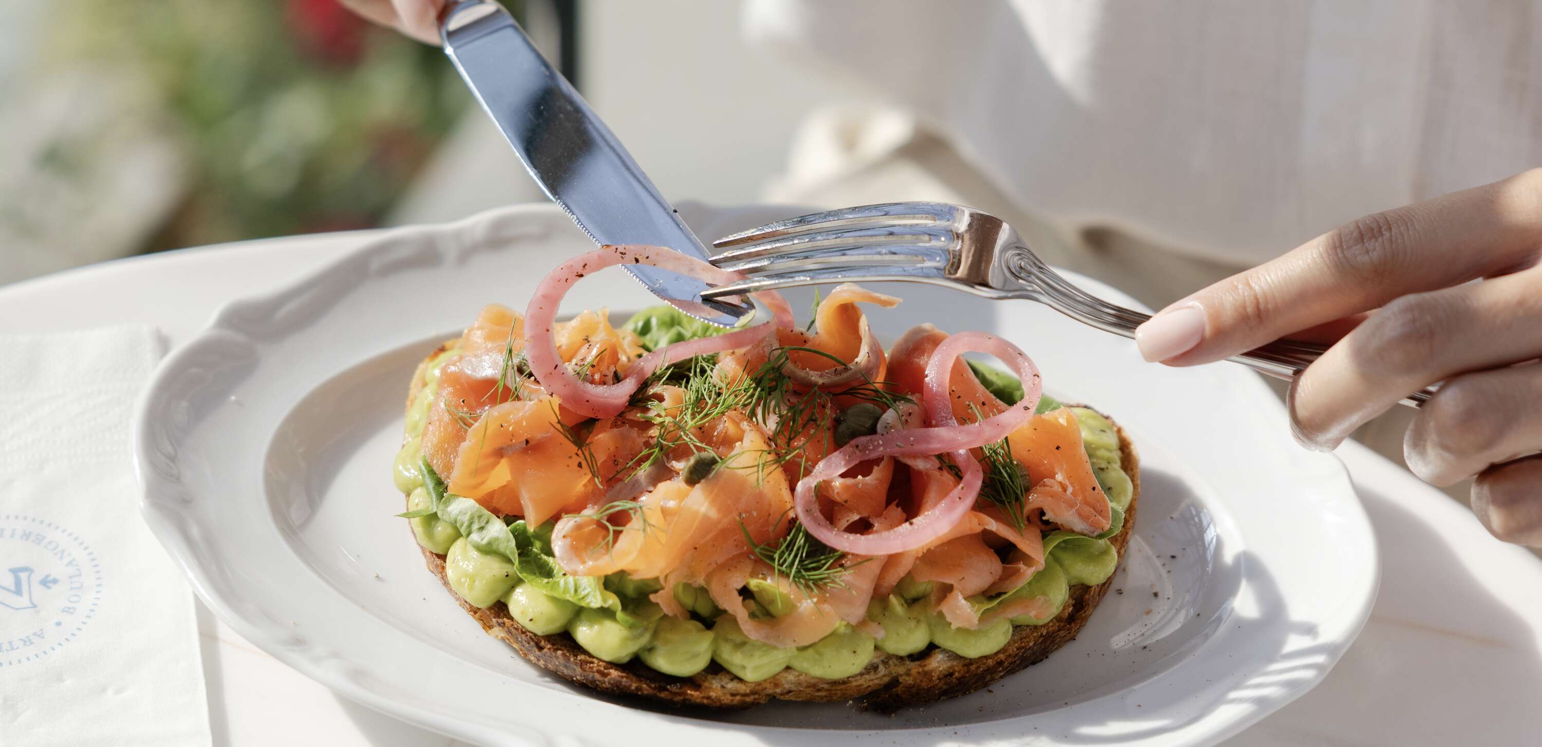 Somon Füme Tartine / Smoked SalmonTartine
