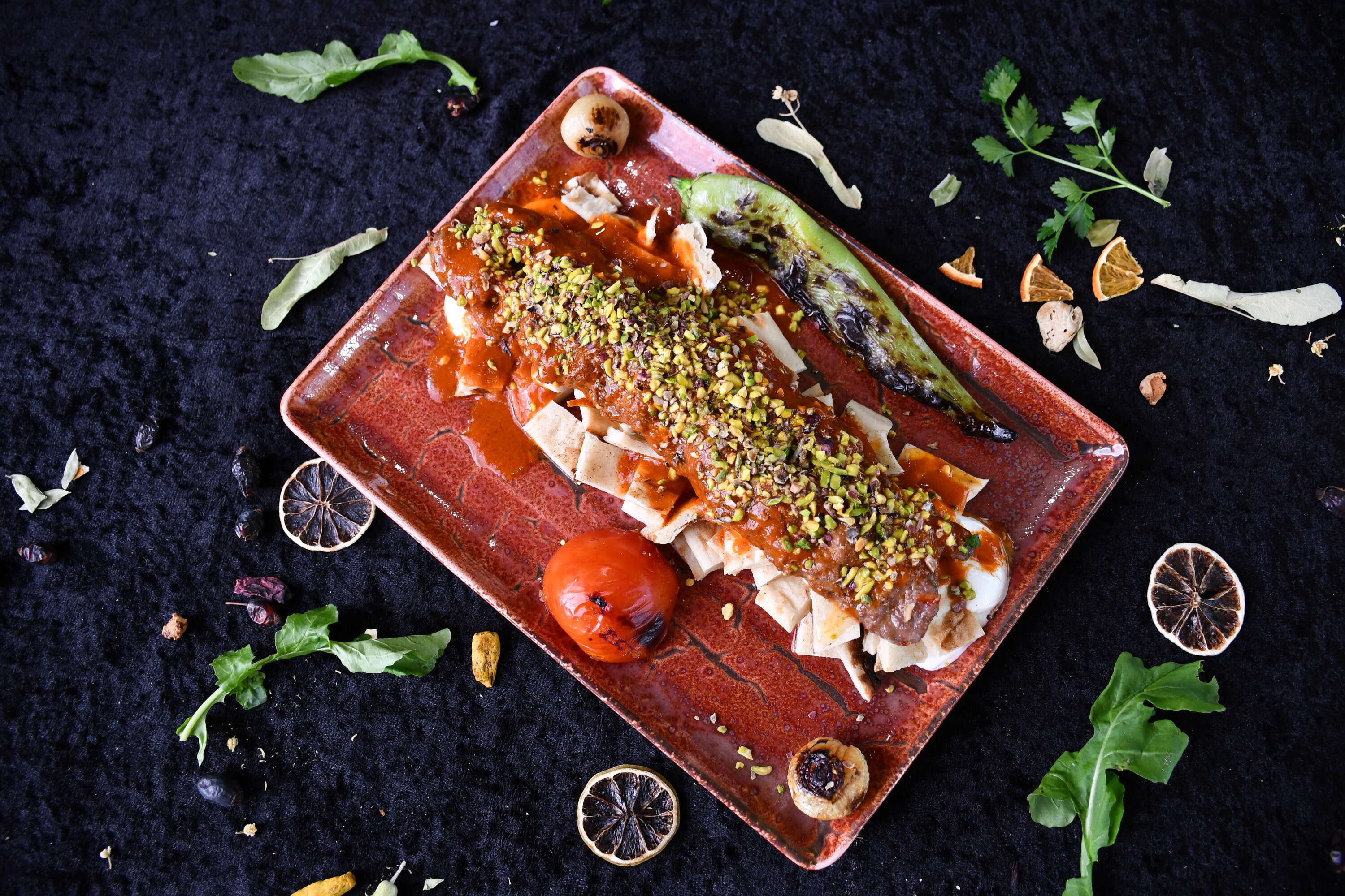 Pistachio kebab