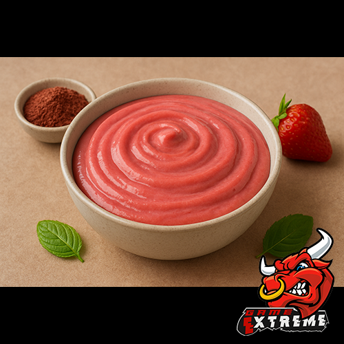 Ev Yapımı Çilekli Puding 400 gr (Yoğun Kıvam)