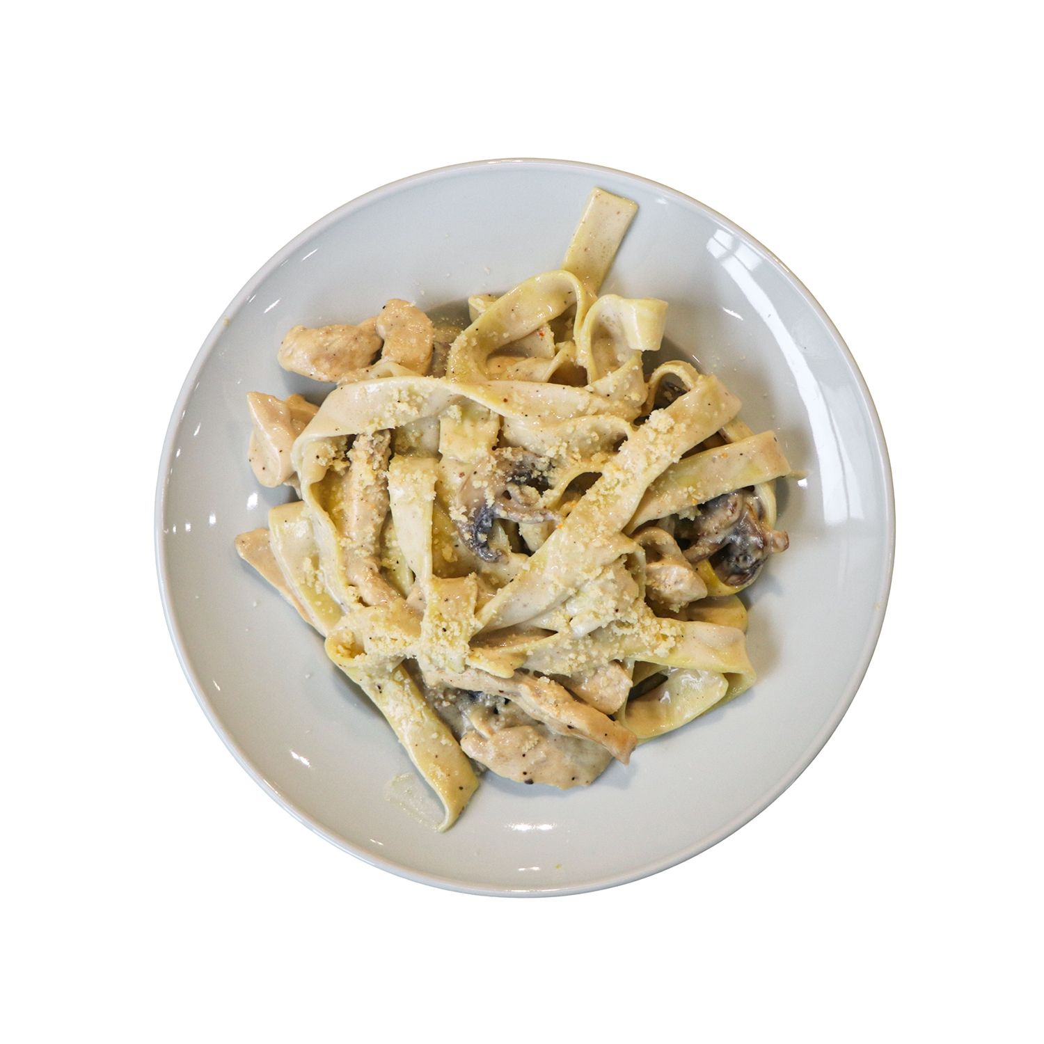 Creamy mushroom chicken pasta