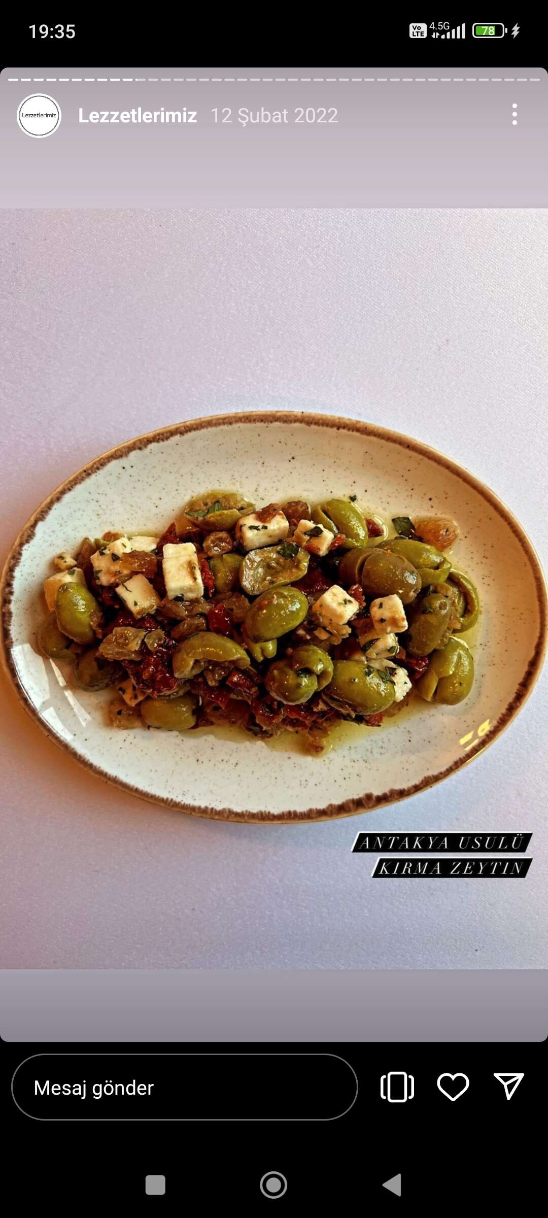 Zeytin Salatası