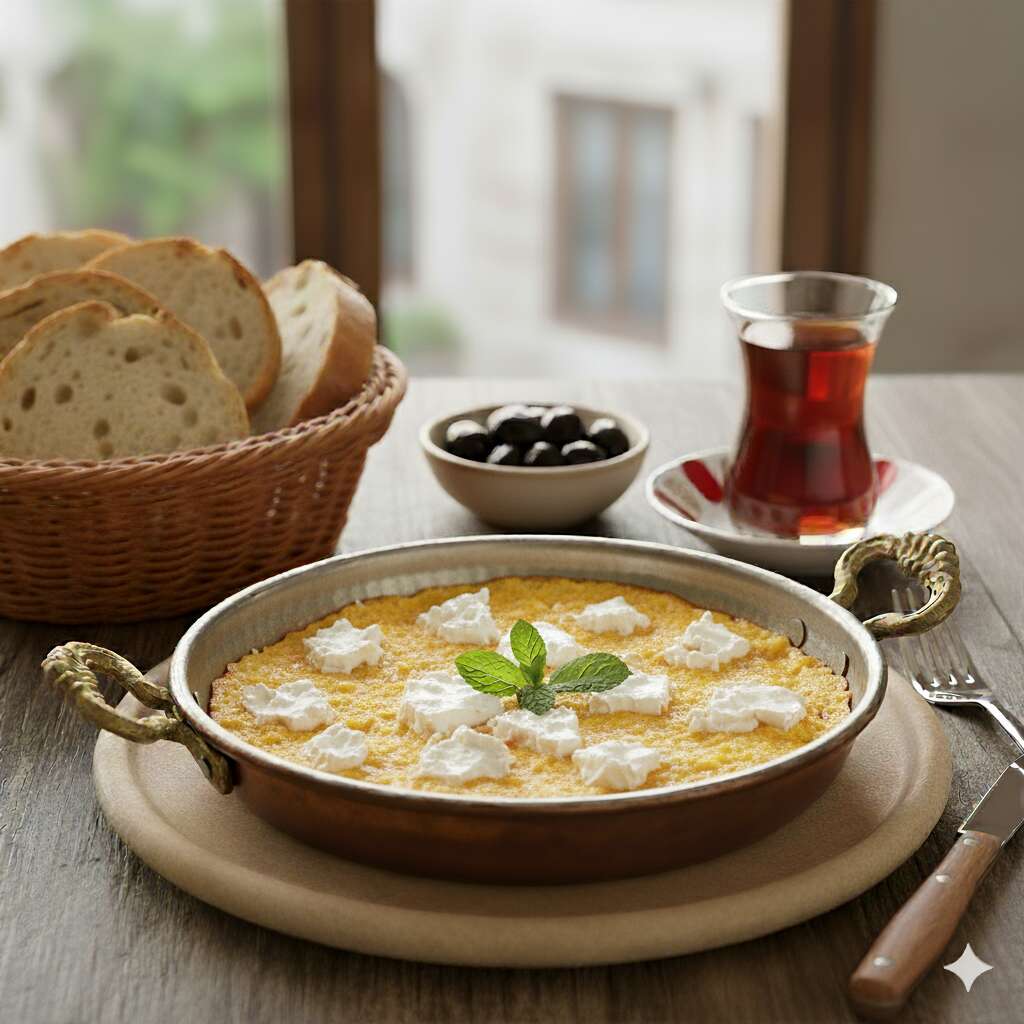 BEYAZ PEYNİRLİ YUMURTA