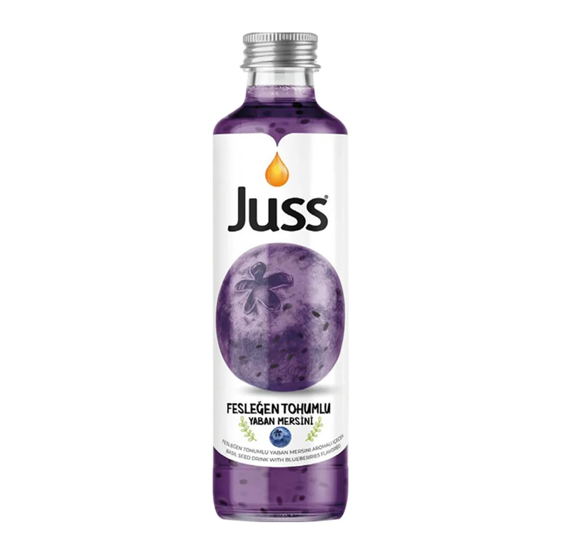 Juss Fesleğen Tohumu ve Yaban Mersini Aromalı İçecek