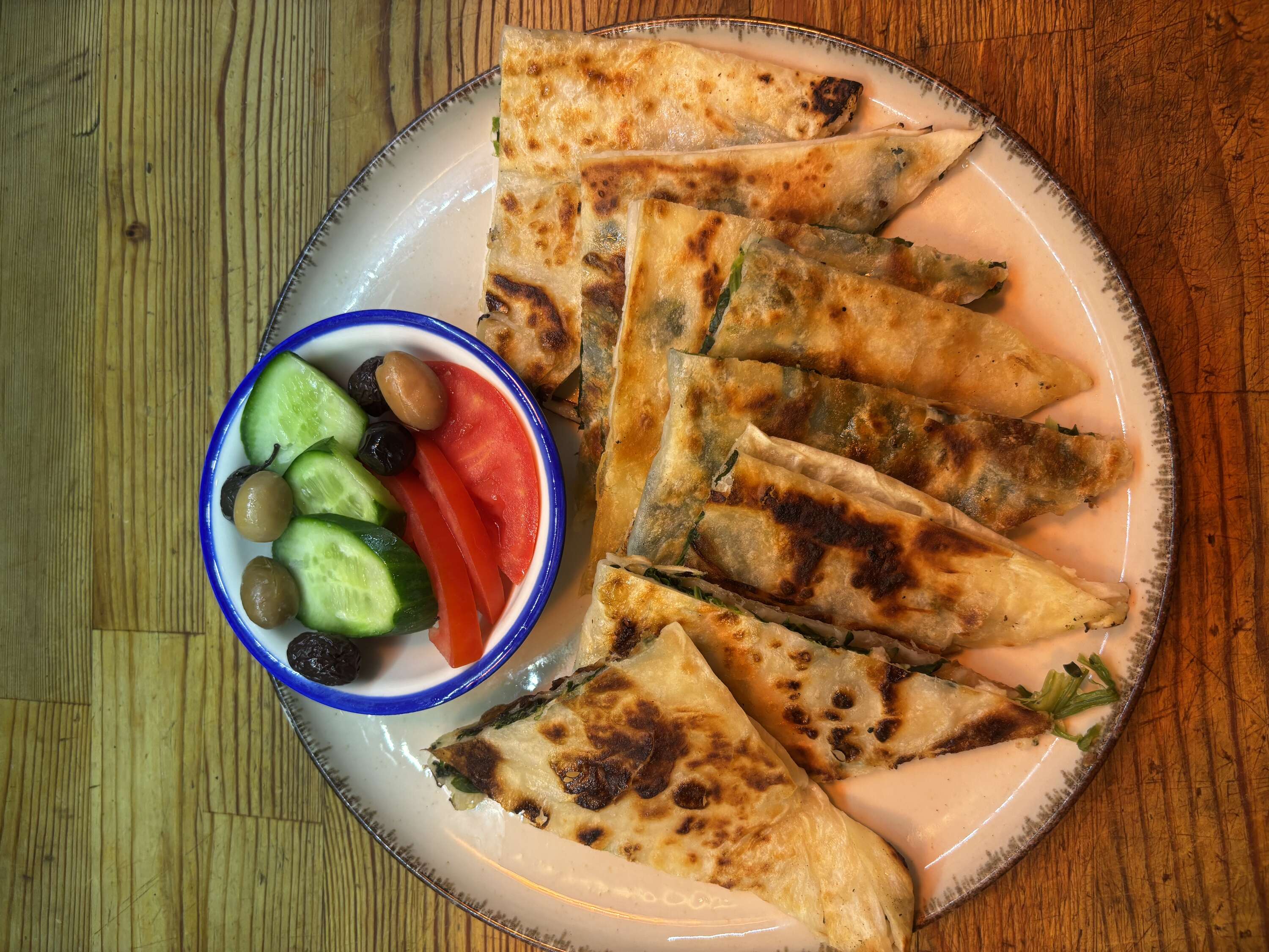 Spinach and Cheese Gözleme