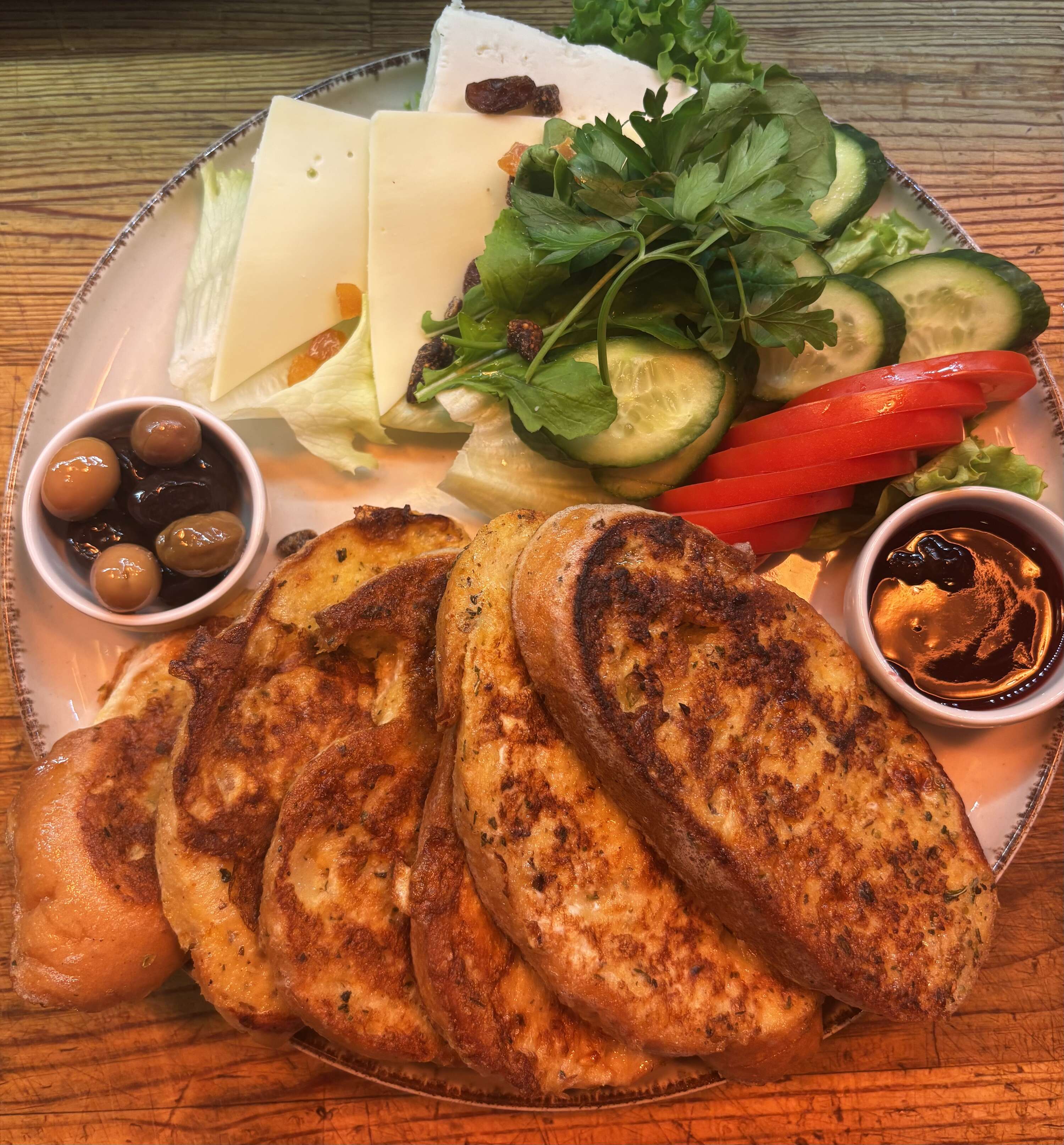 Eggy bread breakfast