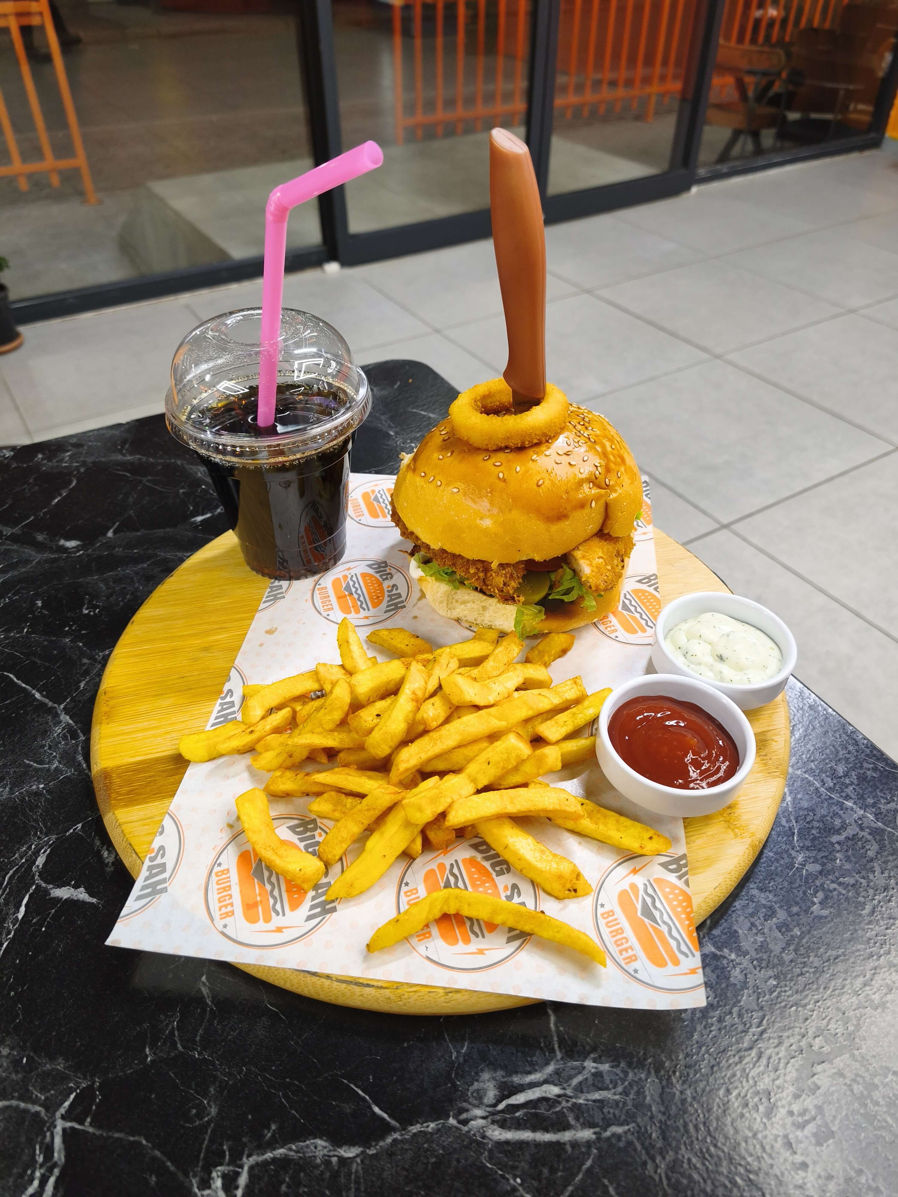 ÇITIR TAVUK BURGER 
