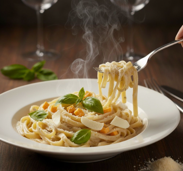 3 Peynirli Fettucine