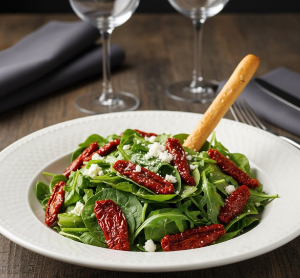 Kuru Domatesli Yeşil Salata