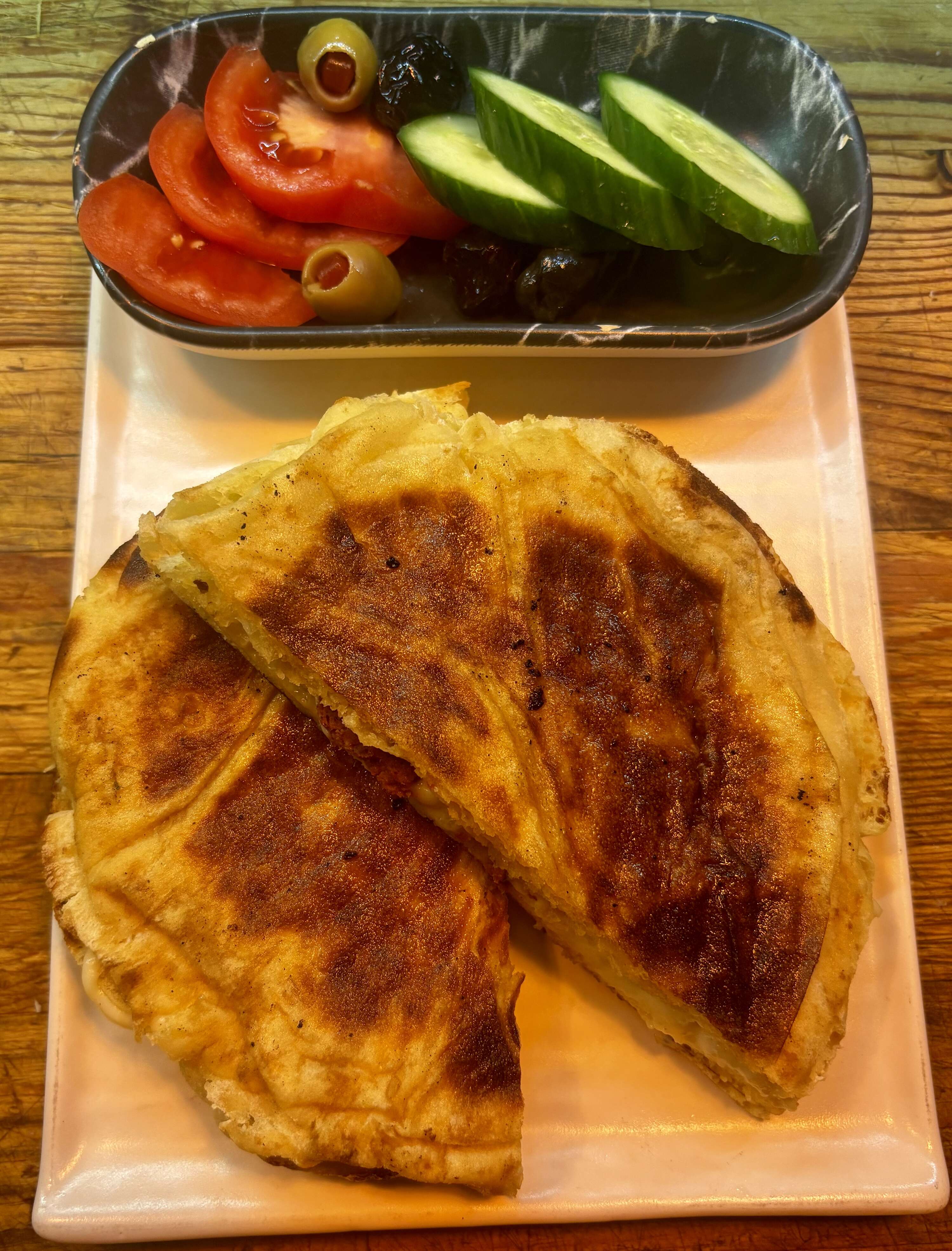 Sucuk and Kaşar Cheese Toast