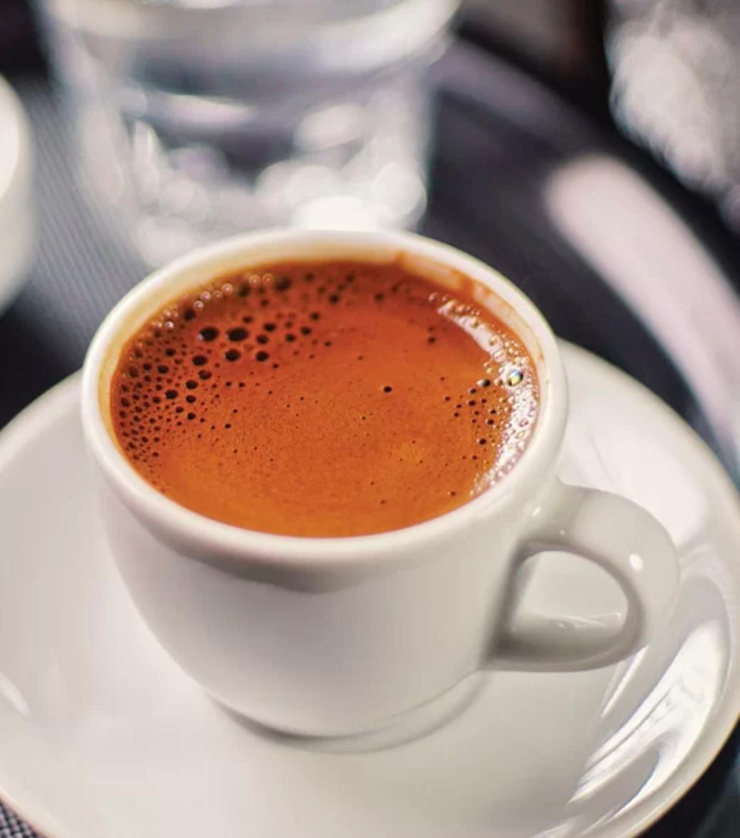 Turkish coffee with mastic