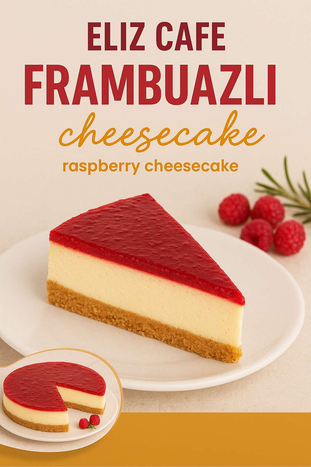 Frambuazlı Chessecake