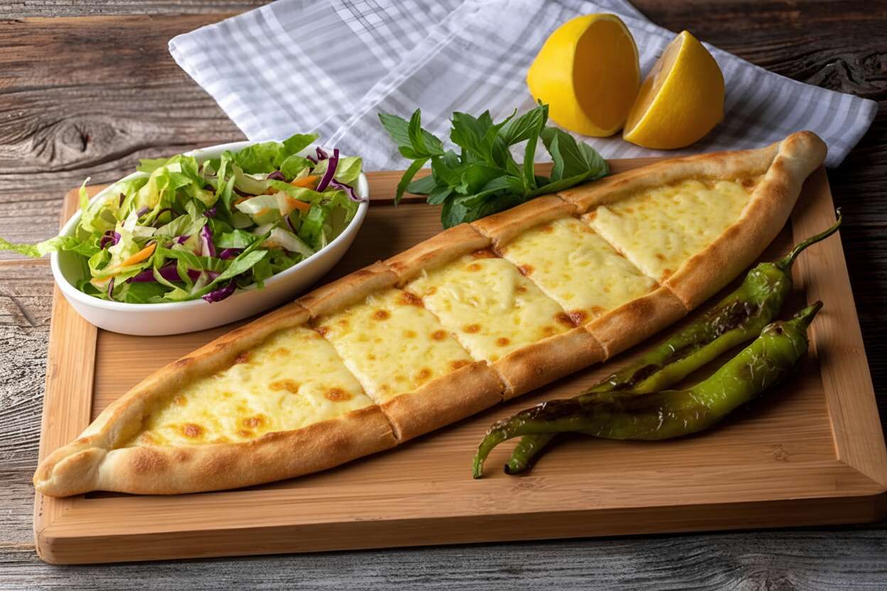 Kashar Cheese Pide, 1.5 Portions
