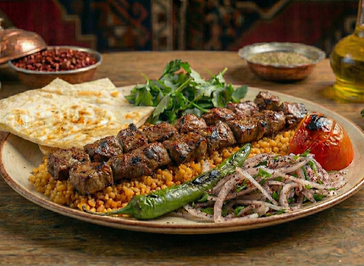 Lamb shish kebab