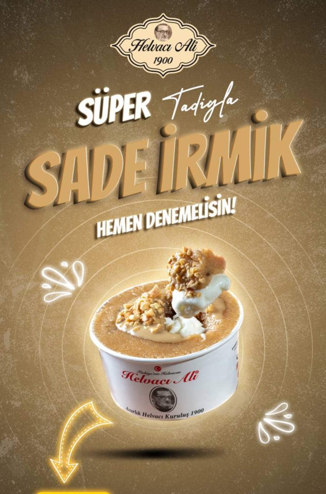SADE İRMİK HELVASI 