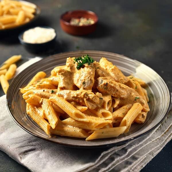 Cajun soslu penne