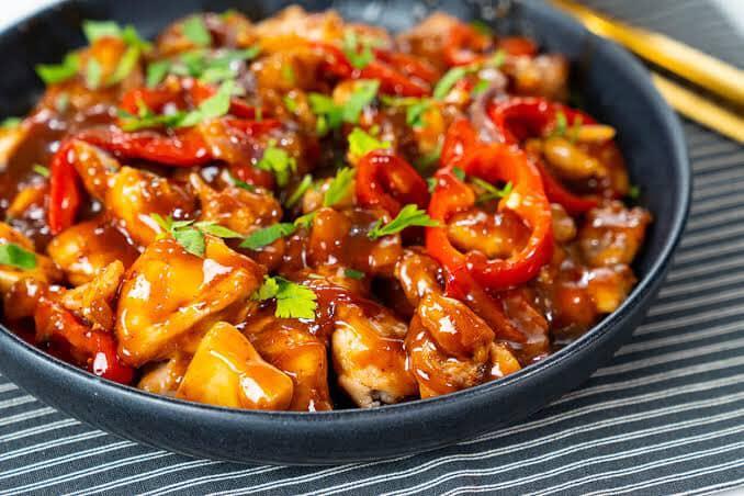 Barbekü soslu tavuk