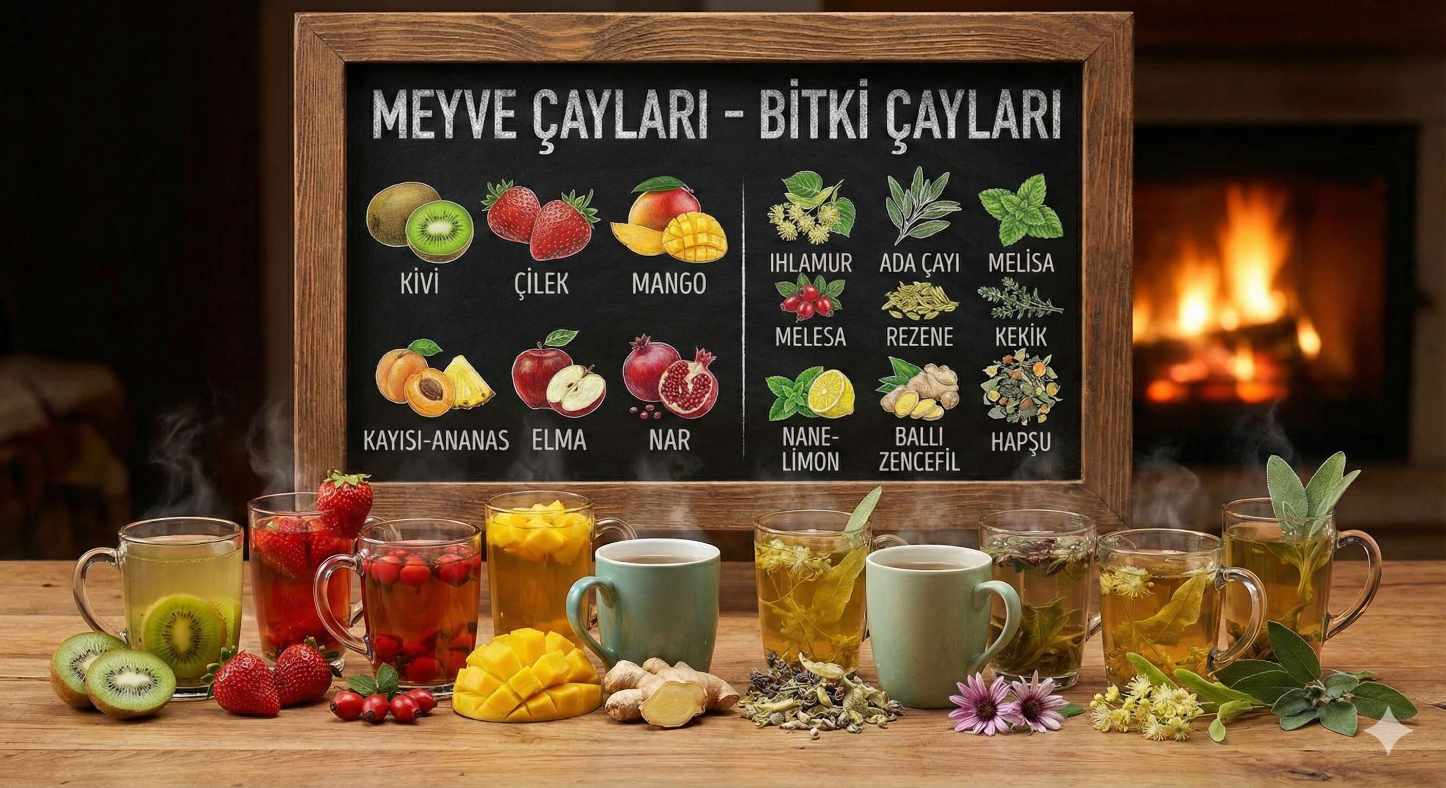 Meyve Çayları-Bitki Çayları