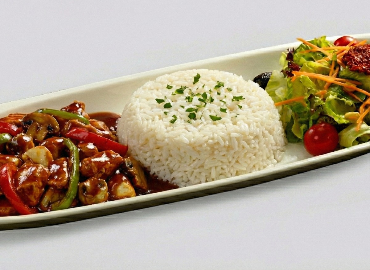 Chicken with barbecue sauce