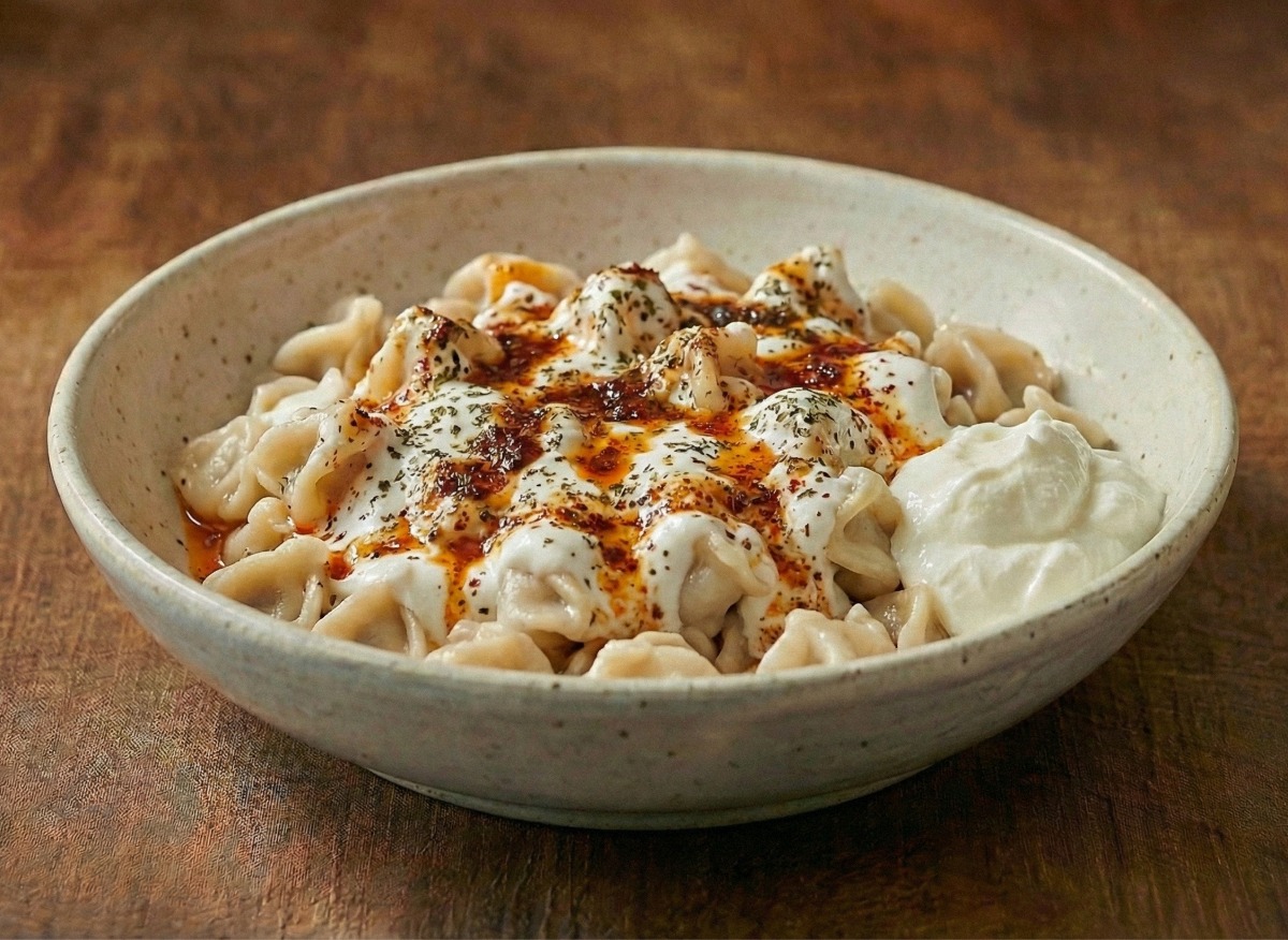 Homemade mantı
