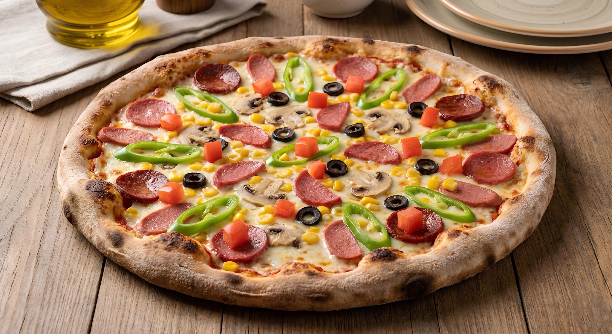 Mixed pizza