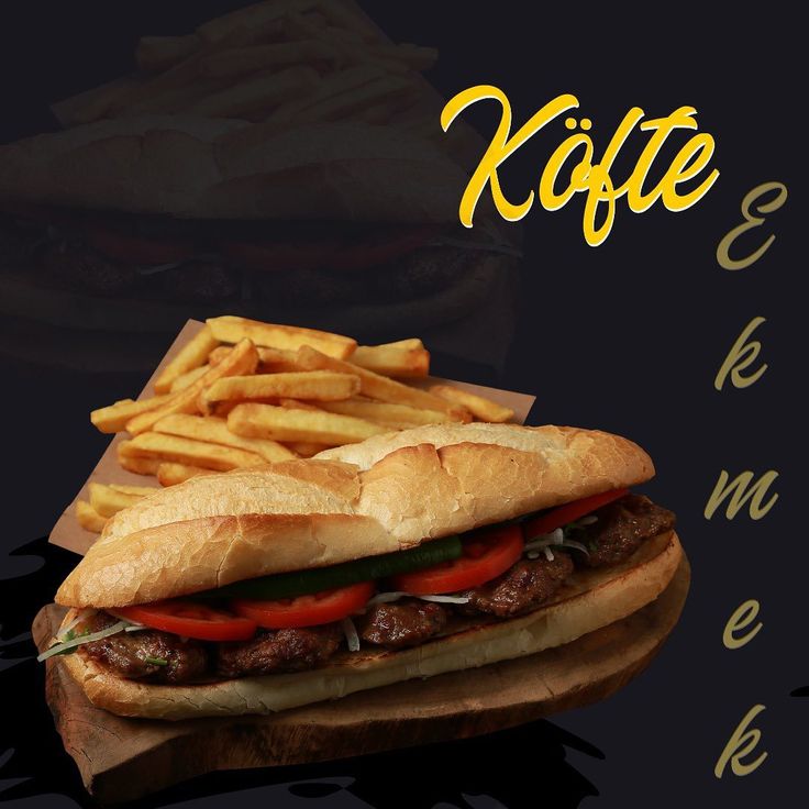 Köfte ekmek + patates