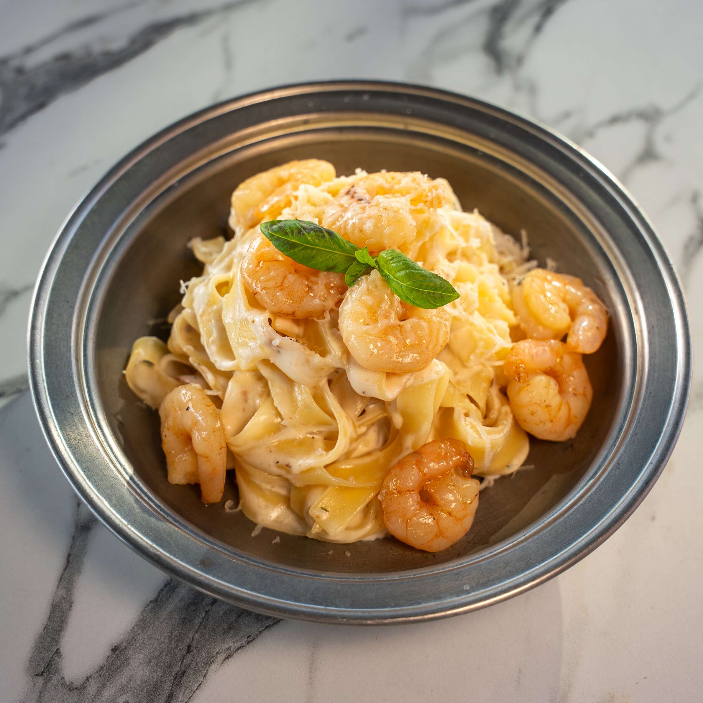 Fettucine Shrimp (Fettucine Karides)