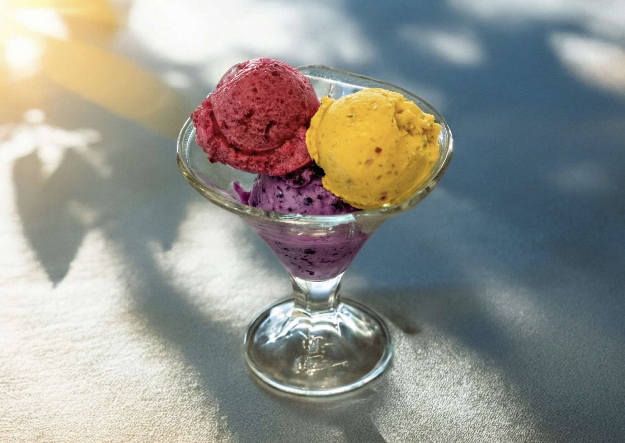 Fruit ice cream