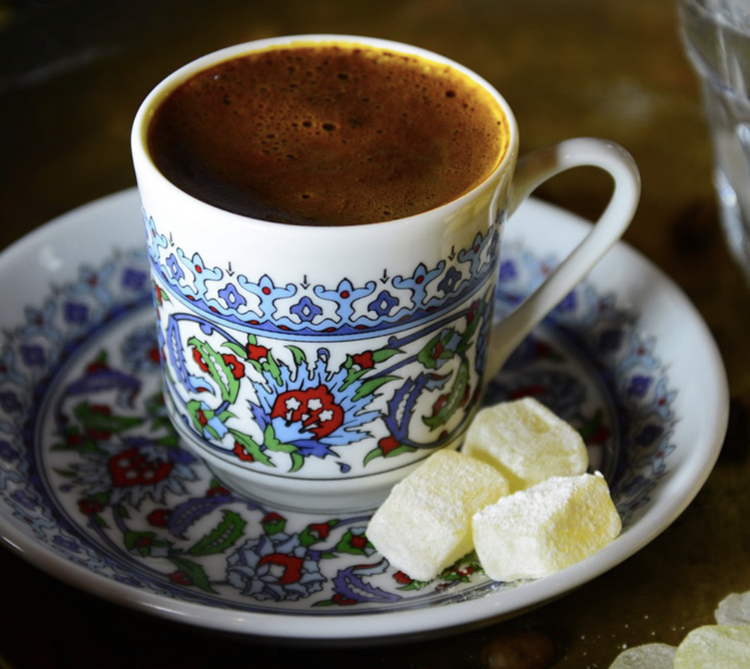 Mastic Turkish coffee
