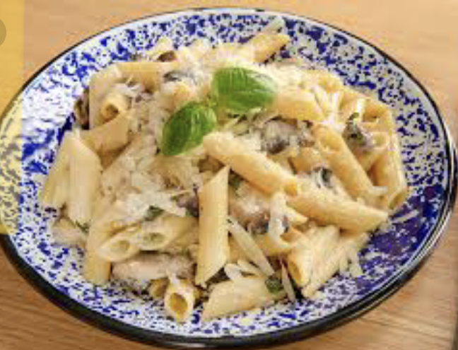 Creamy mushroom pasta