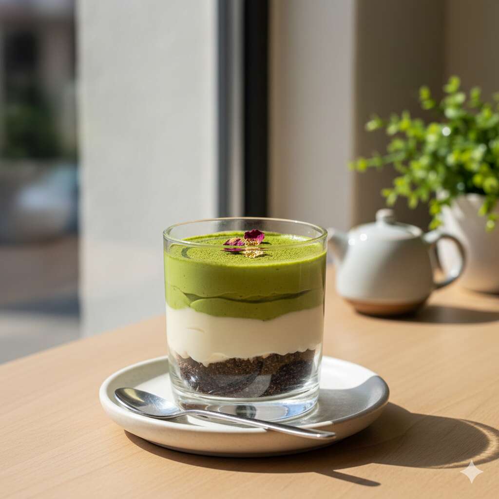 Matcha mousse