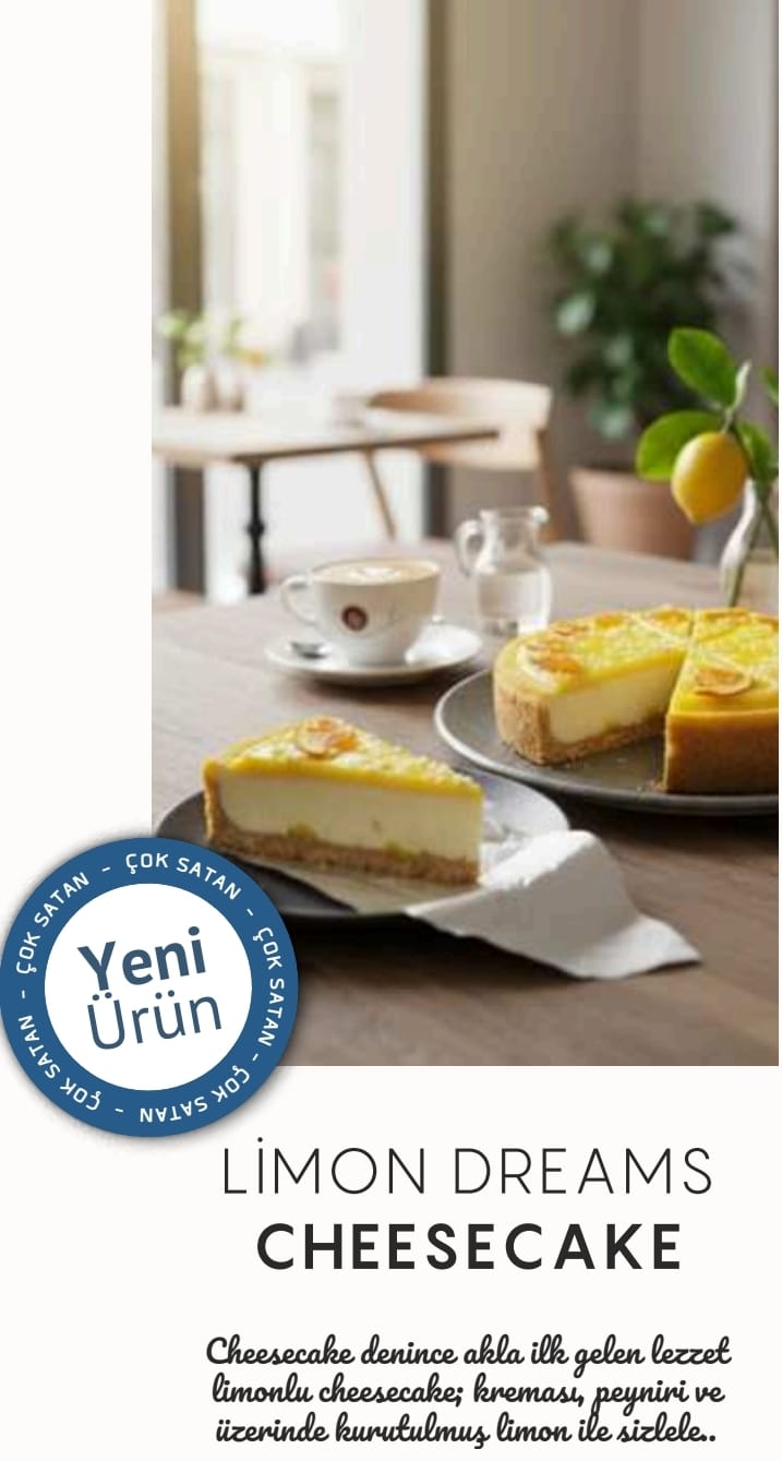LİMONLU DİLİMLİ CHEESECAKE